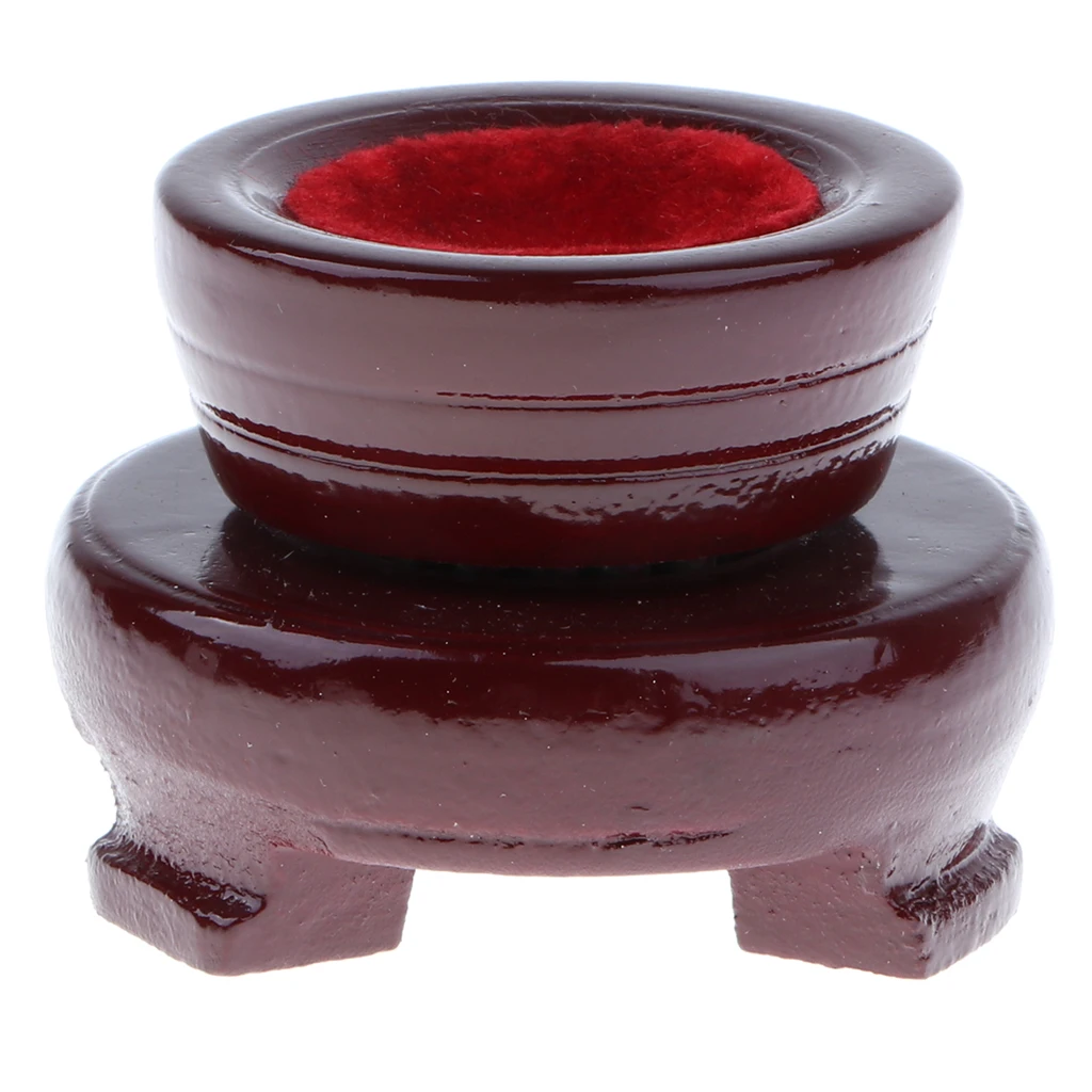 Wooden Display Stand Holder for 60mm Crystal Ball Sphere Globe Home Decor
