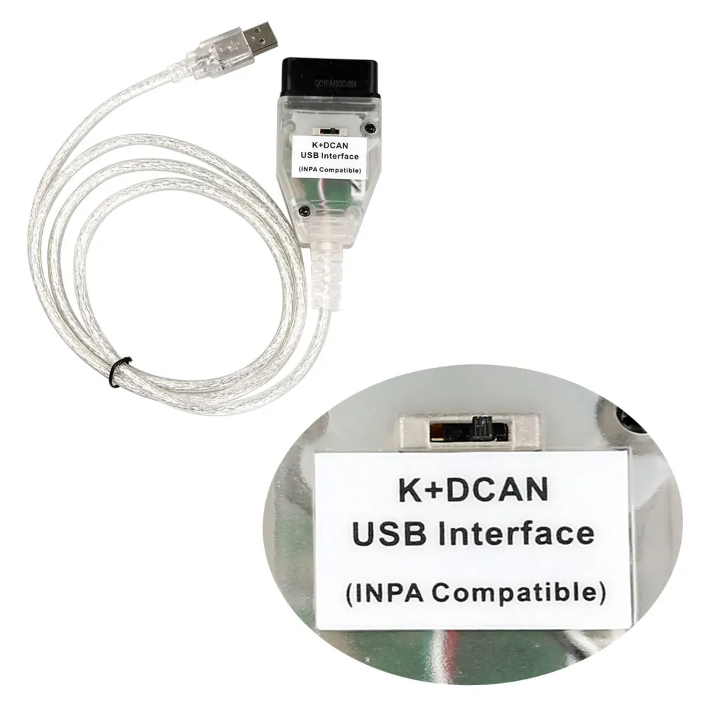 INPA K + CAN с FT232RQ чип Диагностика для BMW от 1998 до 2008 полная PCB DCAN USB интерфейс|Кабели и