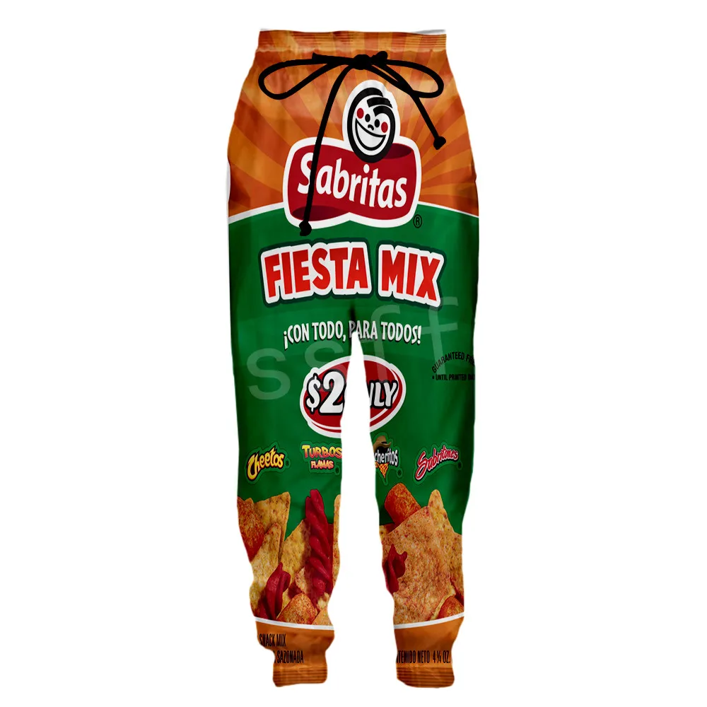 

Tessffel Potato chips Snack bag Funny Food Casual 3DPrint Men/Womens NewFashion Streetwear Autumn Sweatpants Jogger Trousers D4