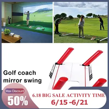 

PC Golf Alignment Trainer Aid Swing Training Speed Trap Tool Base Practice H9W5