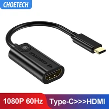 CHOETECH USB C к HDMI Кабель-адаптер 4 k@ 60 Гц Тип C к HDMI конвертер для iPad Pro/Macbook Air MacBook Pro S10/S9 mate 30