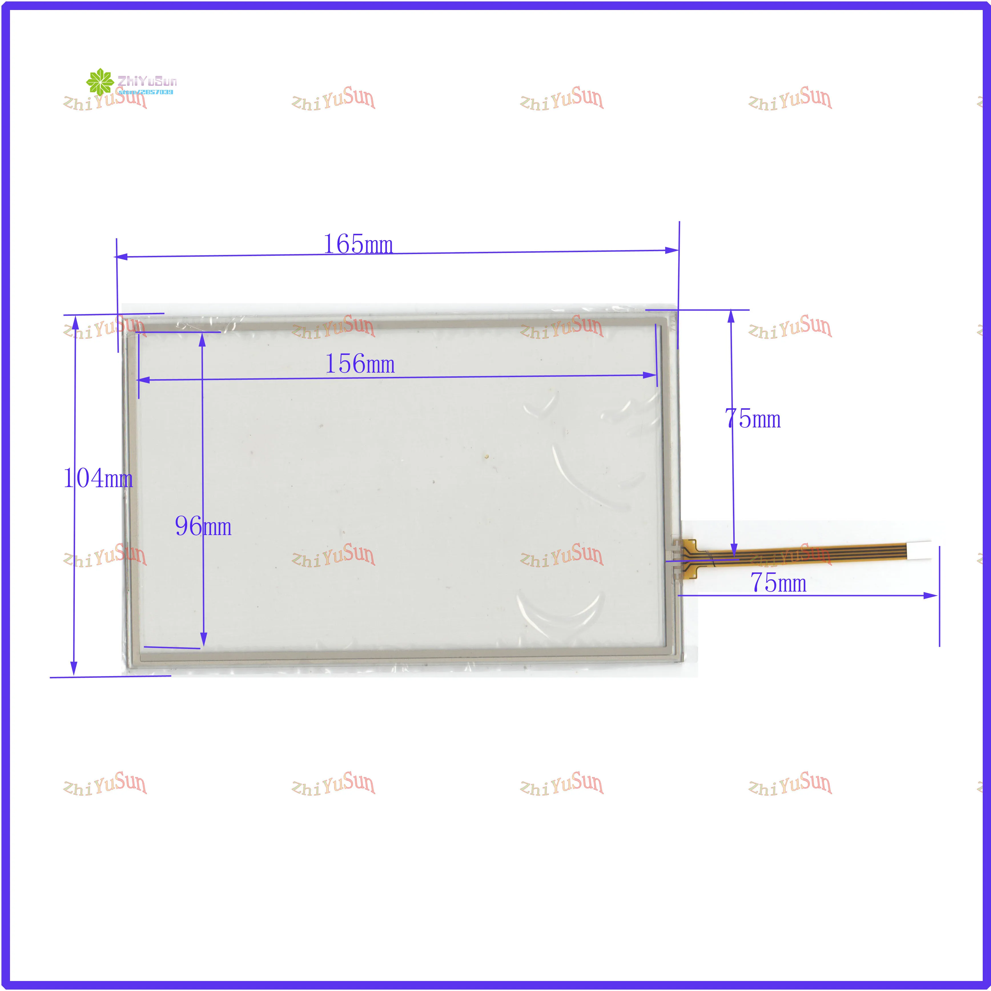 

ZhiYuSun 7171 165*104mm suitable 4lines resistance screen this is compatible blass suitable 165*104