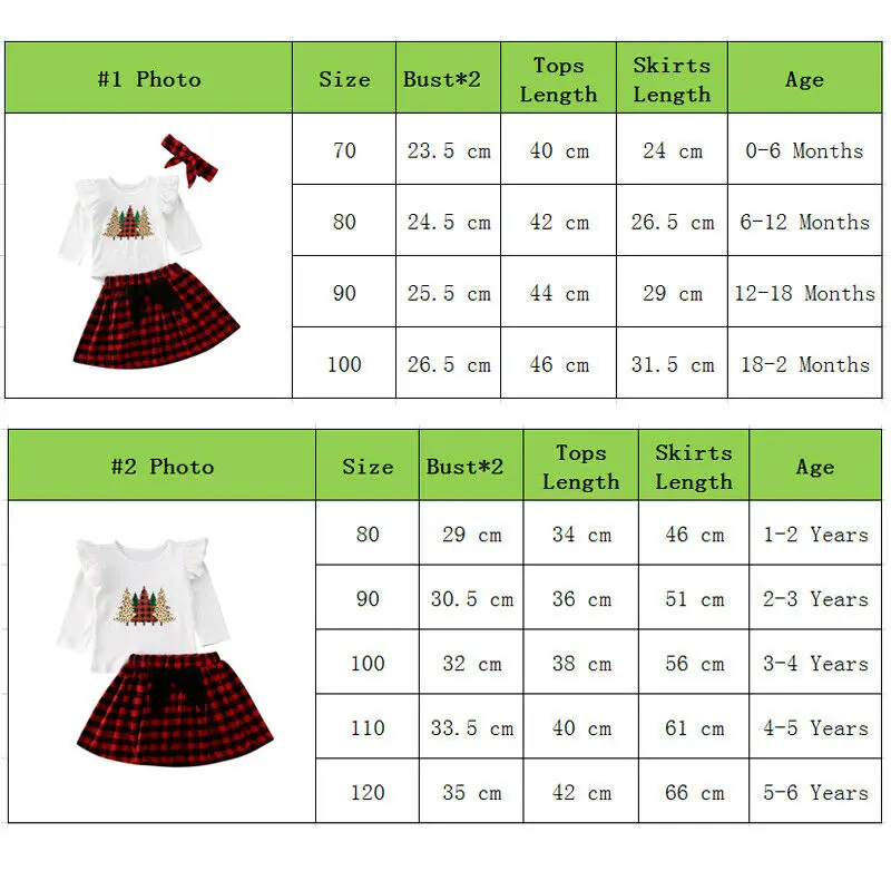 Весенне-осенняя одежда для малышей Рождественский комбинезон для маленьких девочек с 3 рождественскими елками+ клетчатый комплект юбки