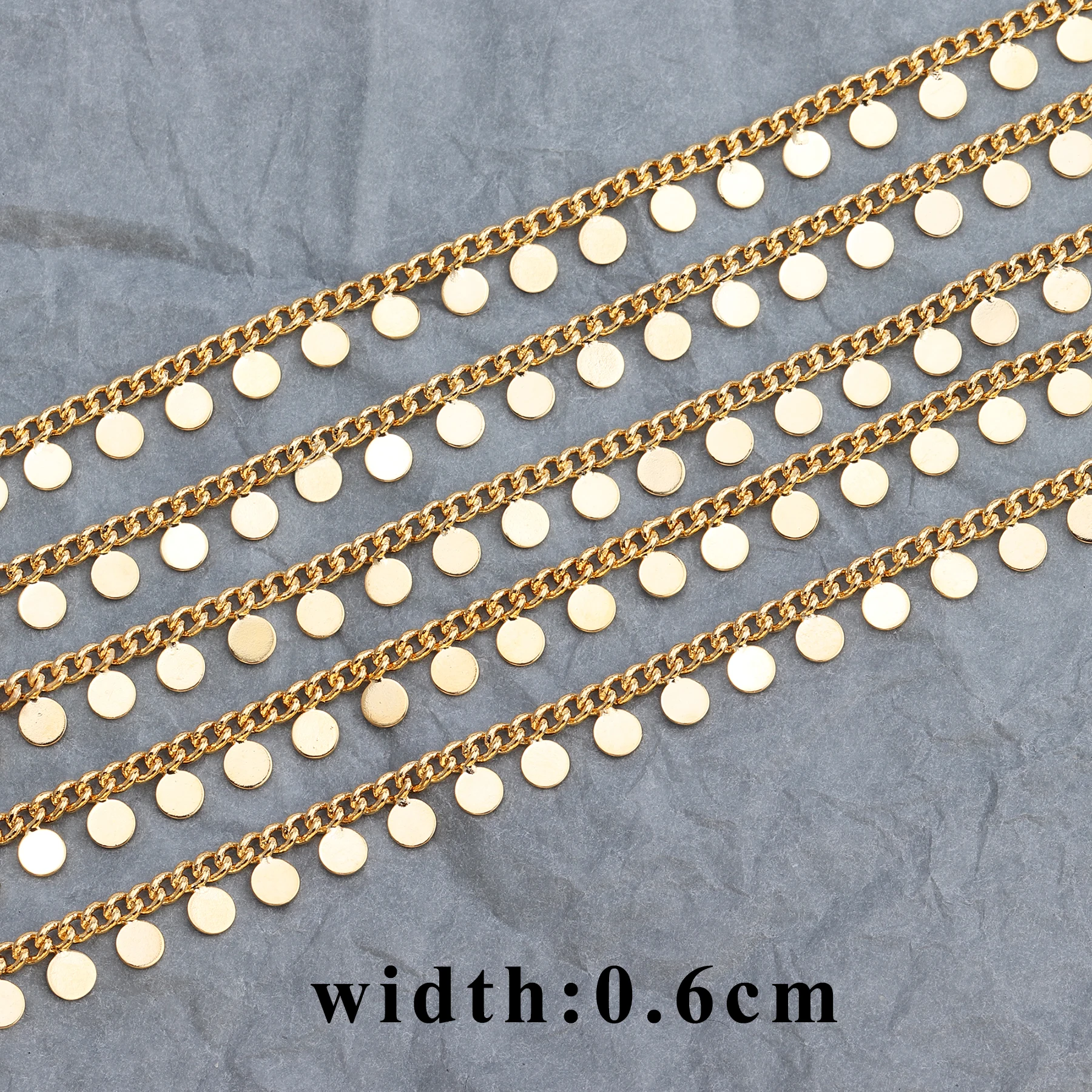 GUFEATHER C55, 18K Золотая цепочка, ювелирные аксессуары, Золотая цепь, ручная работа, изготовление ювелирных изделий, ювелирные изделия, diy серьги, 1 м/лот