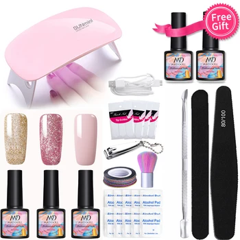 

Gel Varnish Set Gel Polish Nail Art Tools Kit UV LED Nail Lamp Dryer Colors Gel Nail polish DIY Tools Nail Set Kit