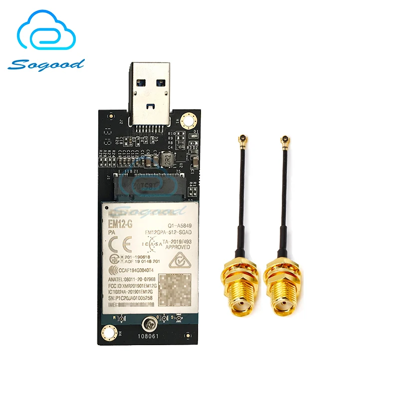 Quectel EM12-G EM12 LTE Cat12 M.2 moduel LTE-FDD B1/B2/B3/B4/B5/B7/B8/B9/B12/B13/B14/B17/B18/B19/B20/B21/b25/B26/B28/B29/B30 |