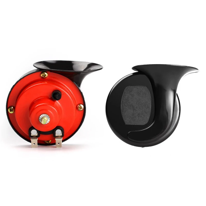 Car Air Horn 1Pair 12V Snail Electric Marine Boat Loud Alarm Kit Dual-tone Loud Signal