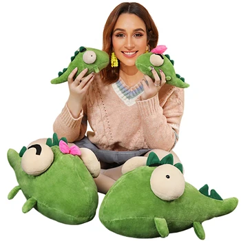 

1pc 25-65cm cartoon Crocodile Plush Toys Stuffed Soft Animals Plush Cushion Pillow Doll Home Decoration Gift for Children
