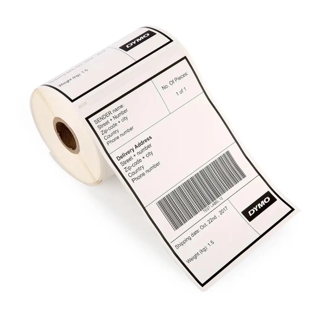 2 rolls compatible with Dymo 4xL labels 1744907-4x6 inches per roll LabelWriter 220 thermal printer for shipping | Канцтовары для