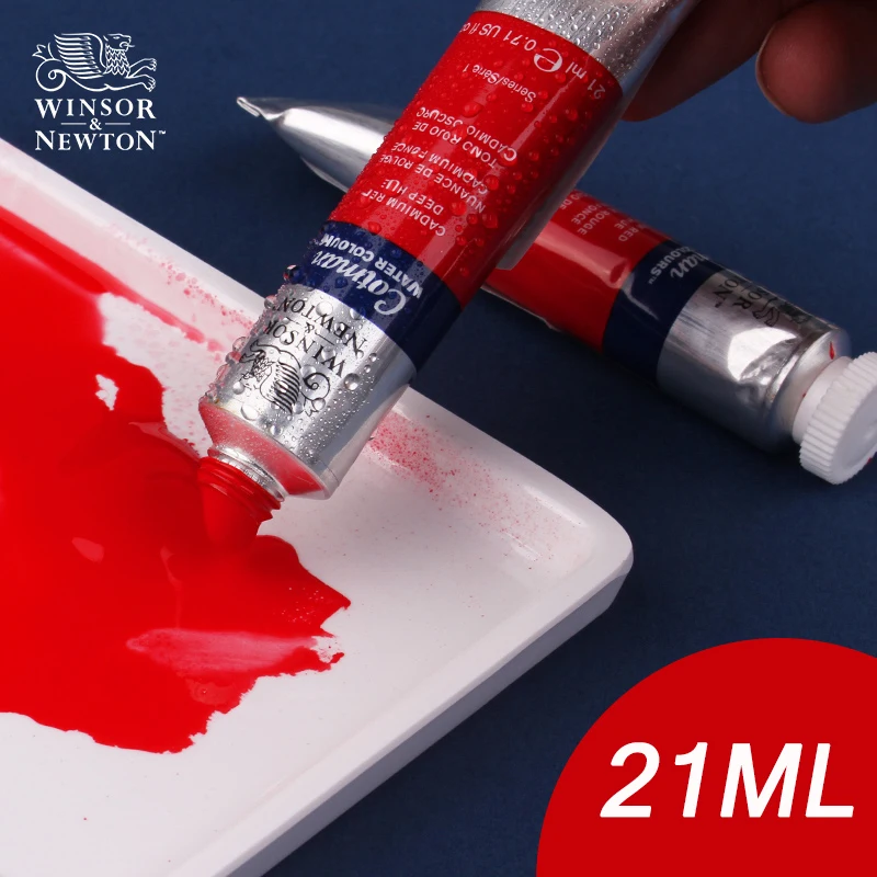 Winsor& Newton 21 мл прозрачная водная краска профессиональная цветная краска пигмент для студенческой краски, рисование, товары для рукоделия