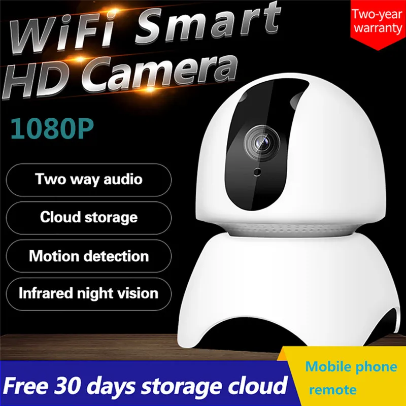 Wireless Baby Monitor 1080P 2MP HD Home Security Night Vision Auto Tracking WiFi Camera Two Way Audio Intercom Smart Camera Wireless Baby Monitor 1080P 2MP HD Home Security Night Vision Auto Tracking WiFi Camera Two Way Audio Intercom Smart Camera