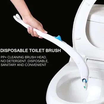

Toilet Brush Disposable cleaning brush set Replaceable brush head bathroom toilet bowl cleaner tool Bathroom Accessories