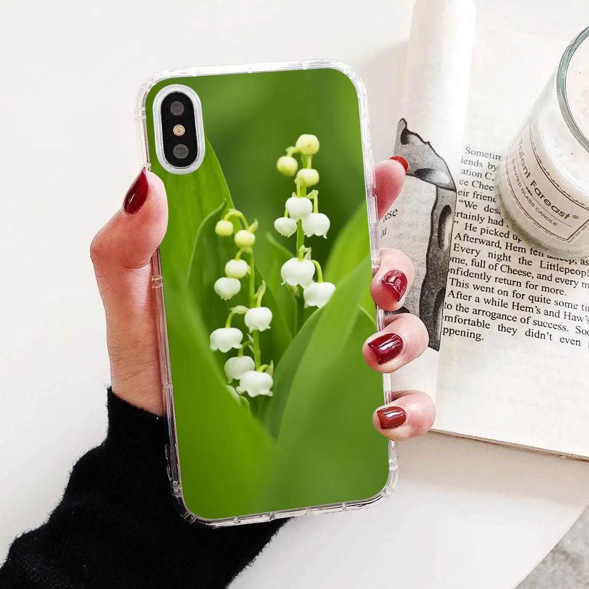 For Samsung Galaxy A3 A5 A7 A9 A8 Star Lite A6 Plus 2018 2015 2016 2017 Hipster Silicone Phone Case Lily Of The Valley Flower | Мобильные