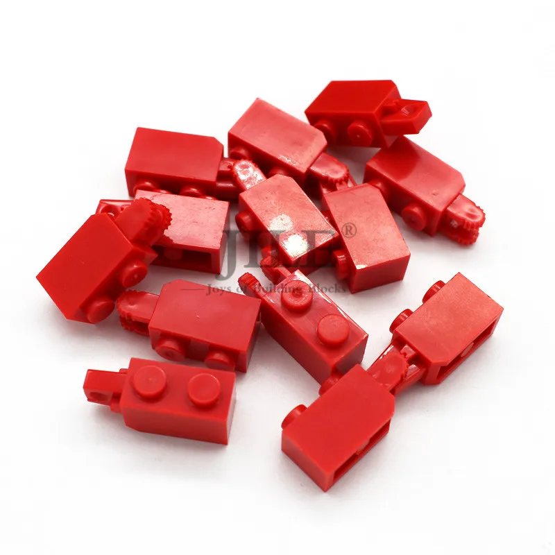 

Moc Hinge Brick 1x2 Locking with Fingers Vertical End 30365 4 DIY Enlighten Building Blocks Sets Compatible Assembles Particles
