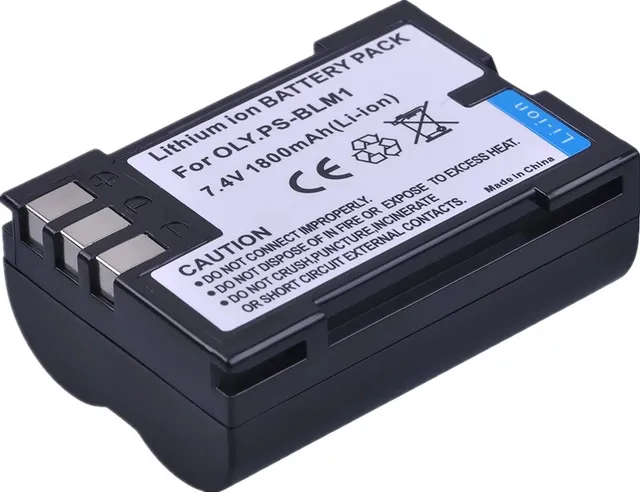 Olympus Kamera Akku Set - PS-BLM1 Ersatzakku + Ladegerät Mit Auto-Adapter
