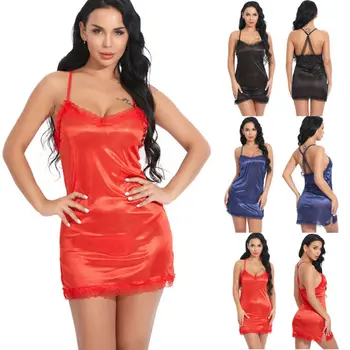 

NEW Women Charm Sexy/Sissy Lingerie Lace Babydoll Underwear Nightwear Robe