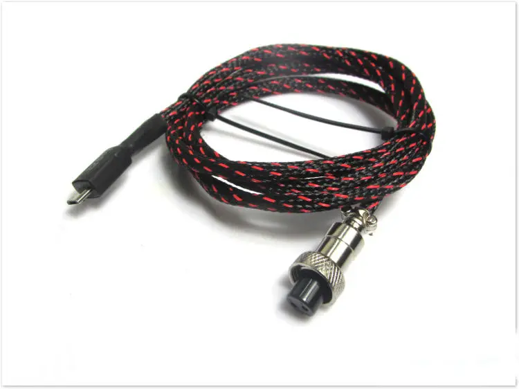 1pcs Aviation Seat 12MM to USB micro connect cable 1m for Raspberry pi3 | Электроника