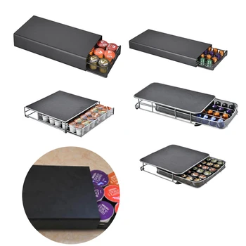 

Storage Coffee Capsule Holder Drawer 24-40 Iron Coffee Capsule Holder Rack