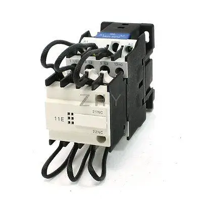 

380V 50Hz Coil 3 Pole 1 NO 1NC Switch-Over Capacitor Contactor 380V 26 Amp