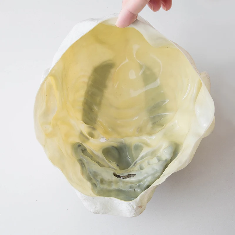 Хэллоуин белые маски с гримасами пена латекс маска для Декор Хэллоуина Вечеринки