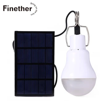 

Hot Solar Lamp Powered Portable Led Bulb Lamp Solar Energy Lamp led Lighting Solar Panel Camp Night Travel Used 5-6hours