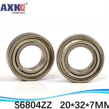 

500pcs free shipping SUS440C environmental corrosion resistant stainless steel bearings (Rubber seal cover) 6804ZZ