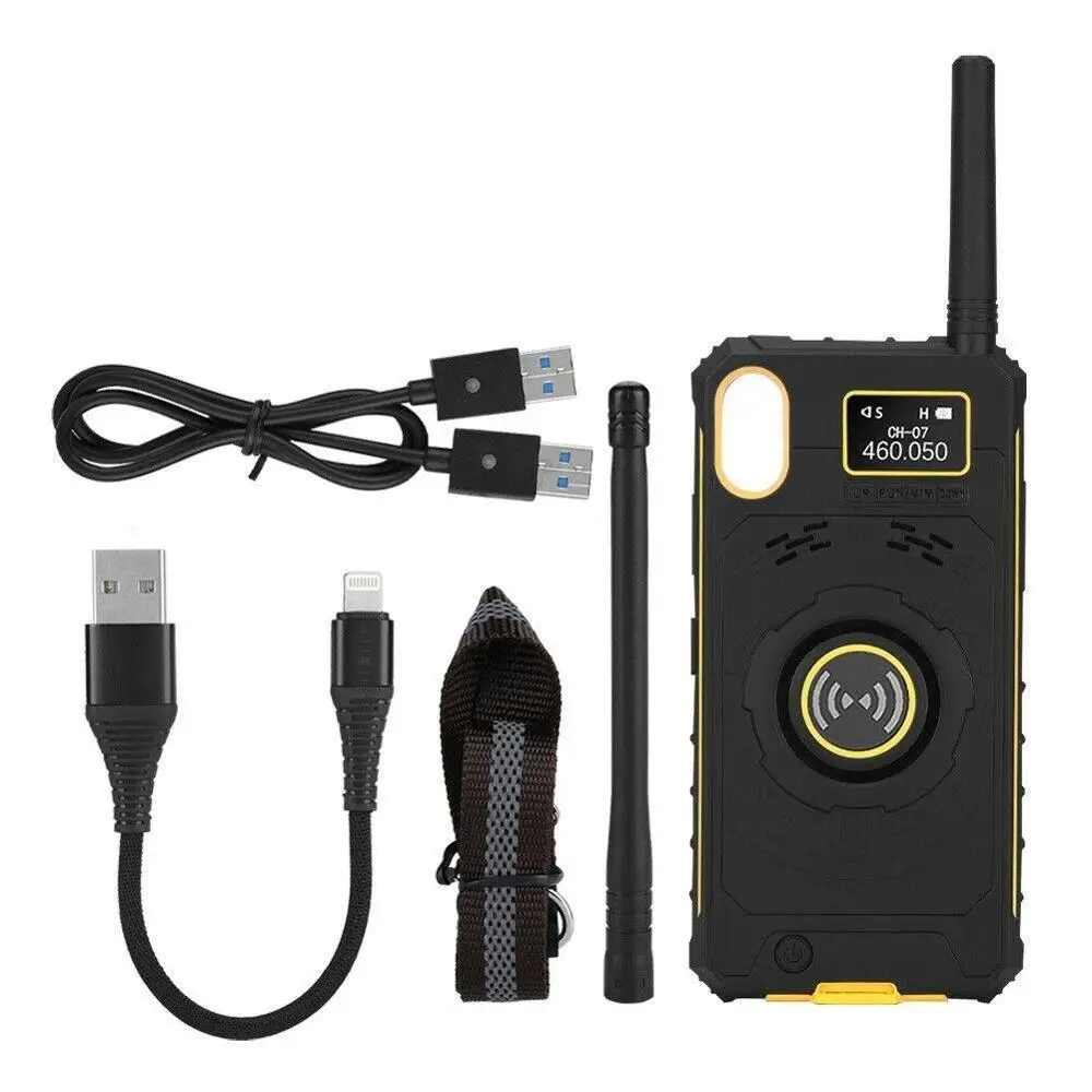 IRaddy GM series 3 in 1 UHF чехол для телефона двухсторонняя радио перезаряжаемая