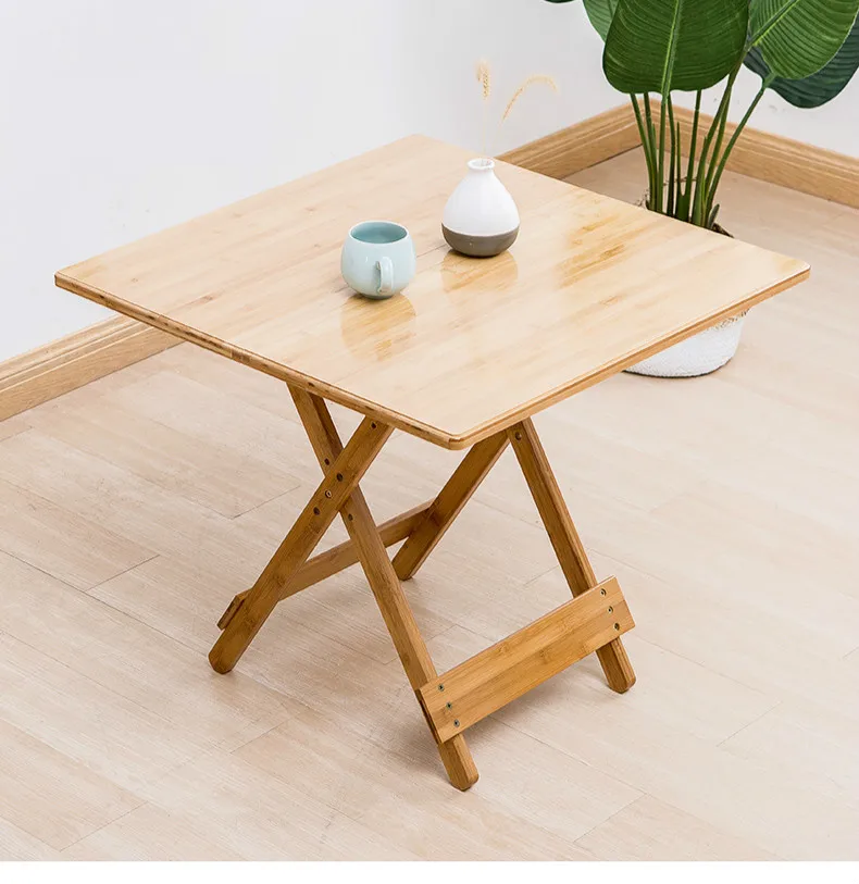 Уличный складной стол Сад Балкон бамбуковый журнальный столик для дома простой открытый портативный стол многофункциональный стол для