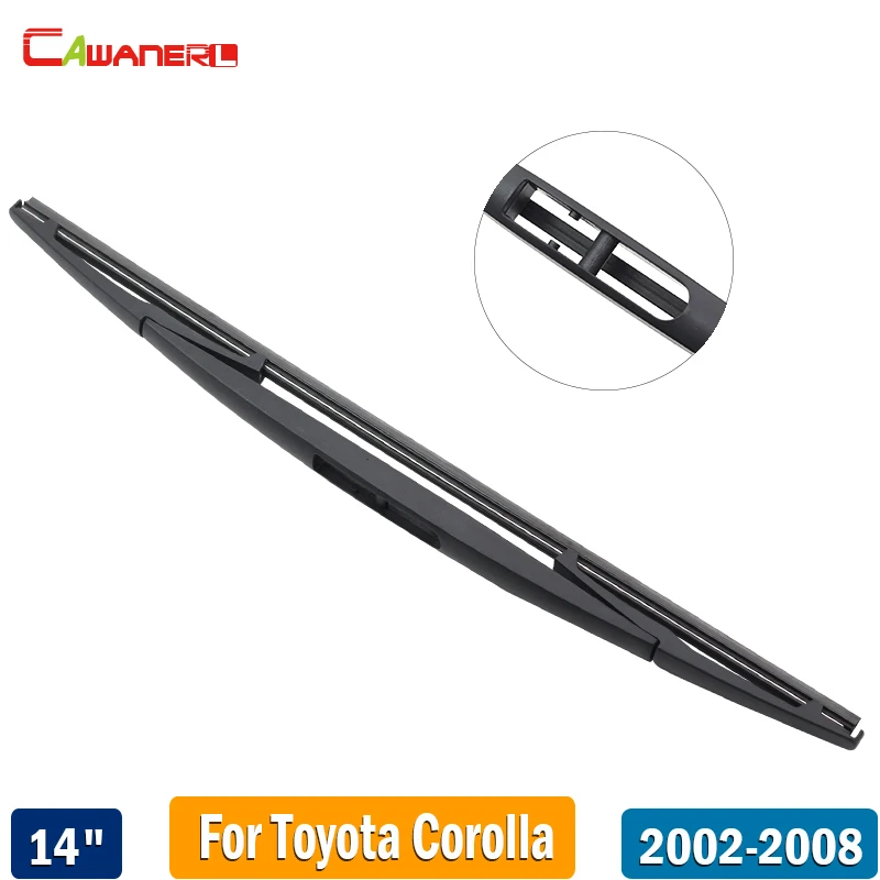 Щетка стеклоочистителя Cawanerl 14 дюймов для Toyota Corolla Hatchback 2002 2003 2004 2005 2006 2007|wiper