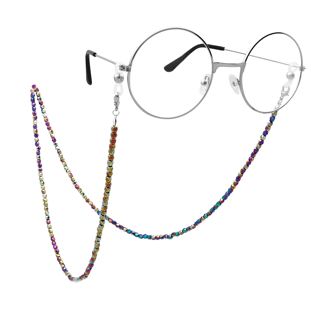 

Girls Colored Beads Glasses Chain Anti Slip Reading Eyeglass Lanyard Sunglasses Strap Women Spectacles Cord Jewelry