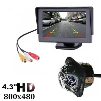 

4.3" TFT LCD Color Rearview Display Monitor Waterproof Reversing Backup Rear View Camera New ARRLVAL High Quality