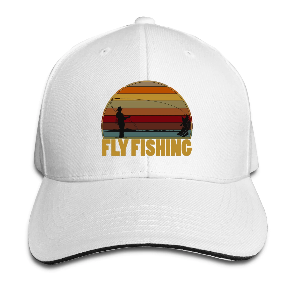 Flyfishing Fisherman Baseball Cap Men 