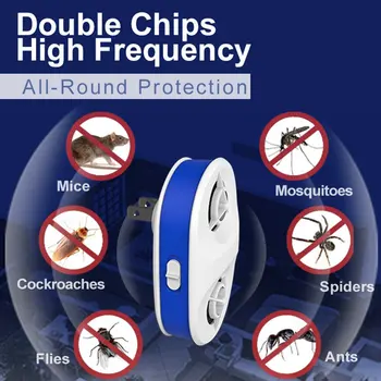 

Ultrasonic Electronic Pest Control Rodent Rat Mouse Repeller Mice Mouse Repellent Anti Mosquito Mouse Repeller