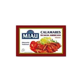 

Calamares En Salsa americana Miau 72g