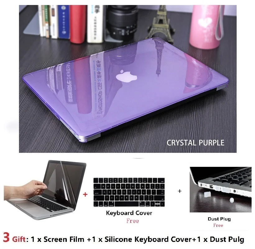 Crystal Laptop Case For Apple Macbook Air Pro Retina 11 12 13 15 16 inch laptop bag New Mac book A2141+Gift | Компьютеры и офис