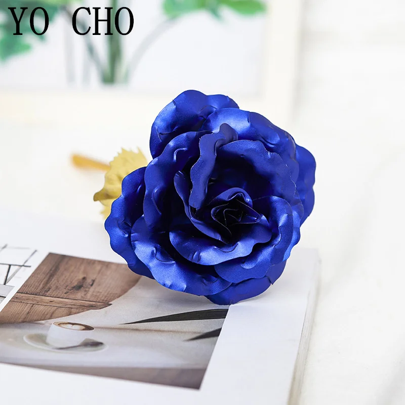 Eternal Rose Colorful Galaxy Artificial Flowers 24K Gold Foil Flower Love Base Flare box for Girlfriend Valentine's Day Gift 2
