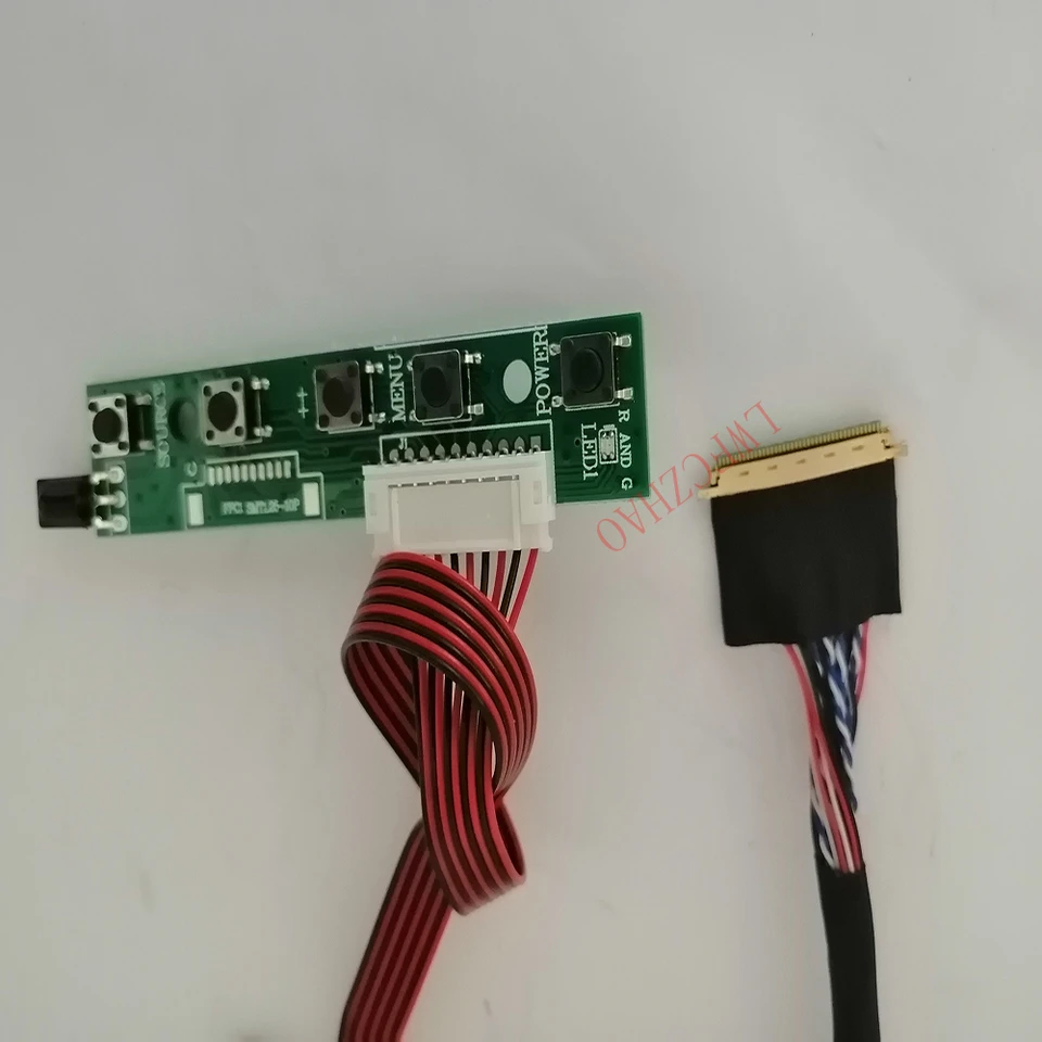 PCB800099 Scheda Controller LCD Con HDMI/VGA/AV - Per Pannelli N156B6-L04, L0A, L0B, N156BGE-L21, 1366x768, 40Pin - 4