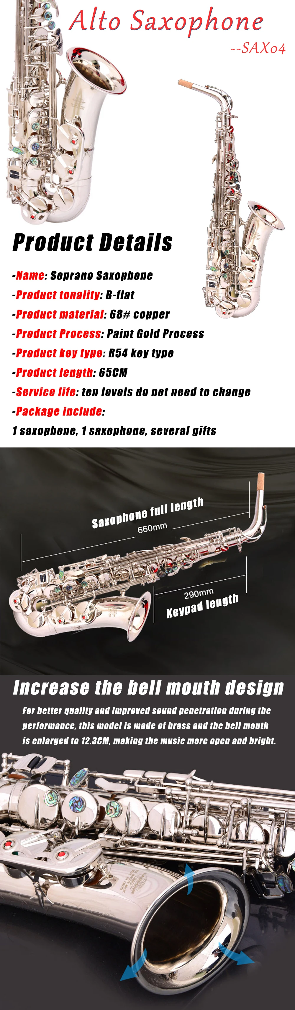 E-плоский альт-саксофон альт саксофон Никель-покрытая серебром Музыкальные инструменты Одежда высшего качества экономически эффективным Saxofon подарок SAX04