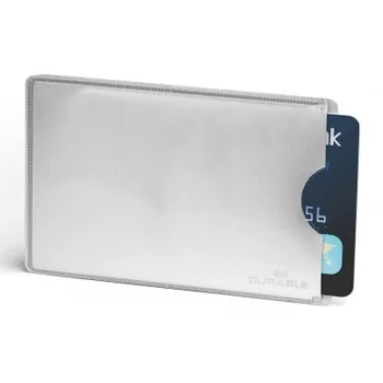 

RFID secure silver credit card pocket