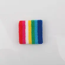 Спортивный пота поглощающий Радужный браслет для мужчин и женщин нужен настраиваемый