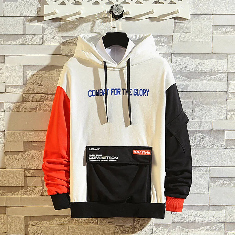 Men Japanese Streetwear Hip Hop Hoodies Autumn Korean Oversized Sweatshirts Hooded Hoodies Patchwork Clothing Fashion Coats Men Japanese Streetwear Hip Hop Hoodies Autumn Korean Oversized Sweatshirts Hooded Hoodies Patchwork Clothing Fashion Coats
