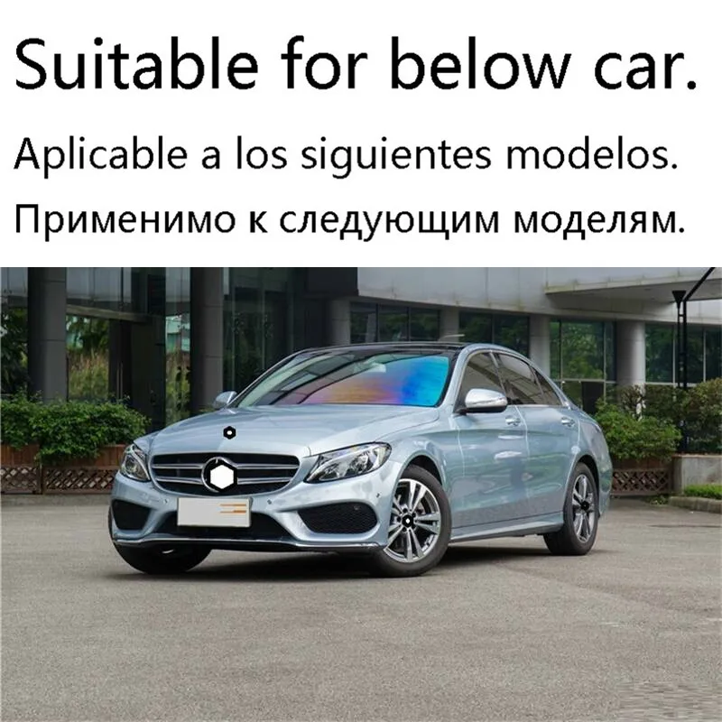 Персонализированные защитные автомобильные аксессуары внешние Автоаксессуары гоночные грили 18 19 для Mercedes Benz C Класс