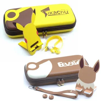 

Travel Bag Storage Box Hard Shell Card Holder Hand Strap for Nintendo Switch Lite Joy-con Protective Case Thumb Stick Grip Cover