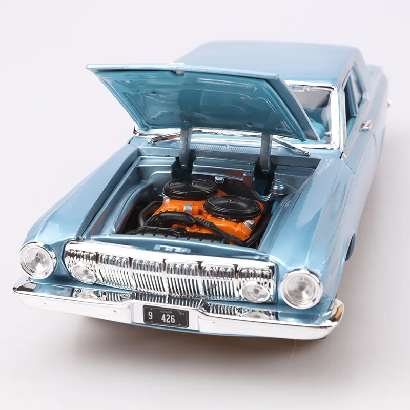 Maisto 1963 Dodge 330 брелок для автомобильных ключей, модель 1: 18 Модель классическая модель автомобиля