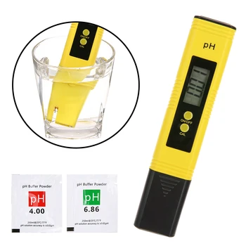 

1PC Digital PH Meter Pen LCD Tester Pen Accuracy Aquarium Pool Water Wine Conductivity Hydroponics Water Test Pen