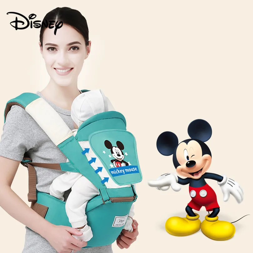 Дисней Хипсит(пояс для ношения ребенка) Детская скамья на лямках Многофункциональный Детский одиночный табурет легкое переднее Съемное Сиденье