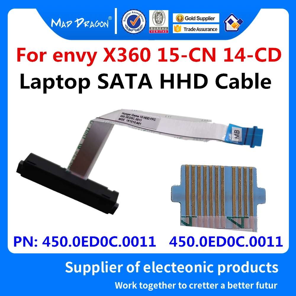 Новый оригинальный кабель для ноутбука HHD жесткого диска HP envy X360 15 CN CN0006TX 14 CD 450 0ed0c.