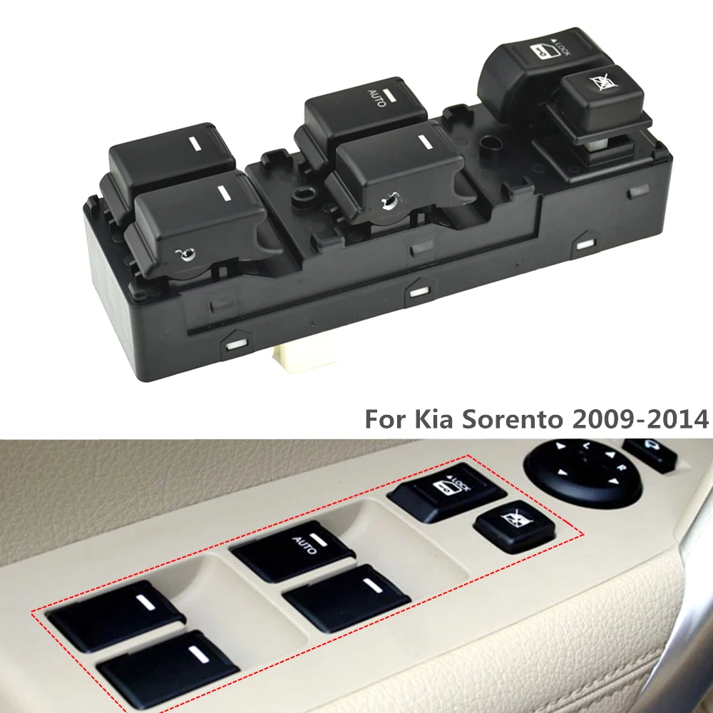 16 Pin Electric Power Window Front Left Master Lifter Switch Button For