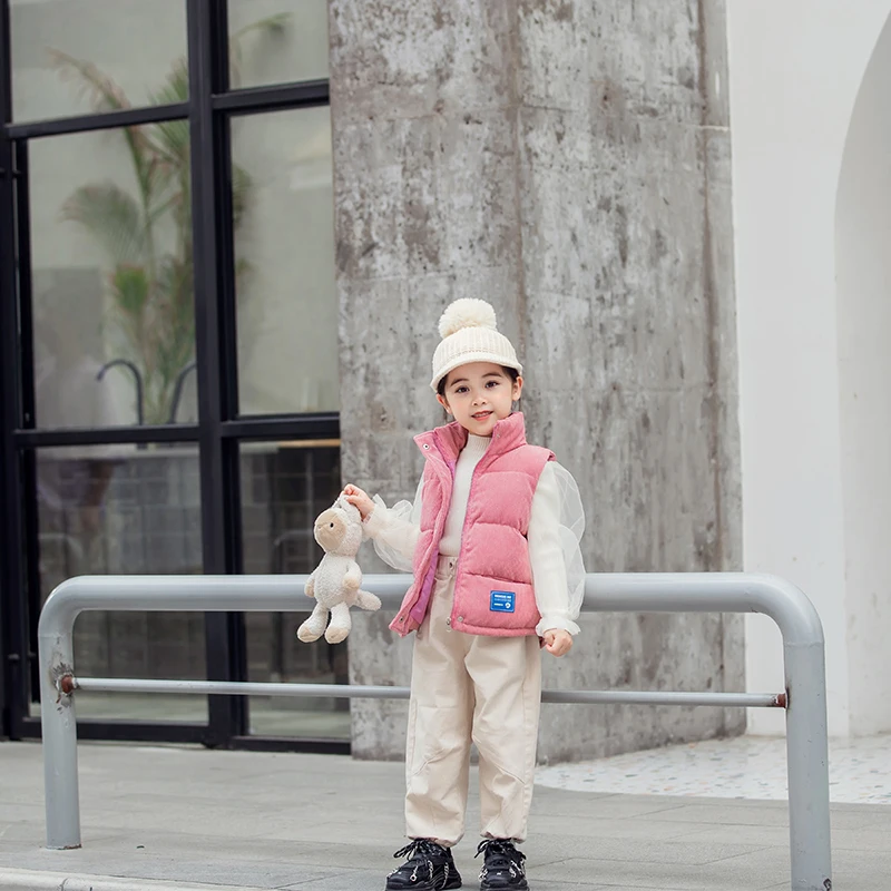 Children Vest Corduroy Kids Vest For 2-10 Years