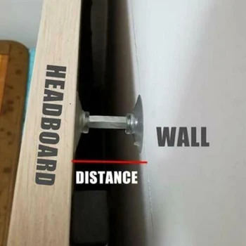 

Adjustable Threaded Bed Frame Anti-shake Tool Telescopic Support for Room Wall OCT998